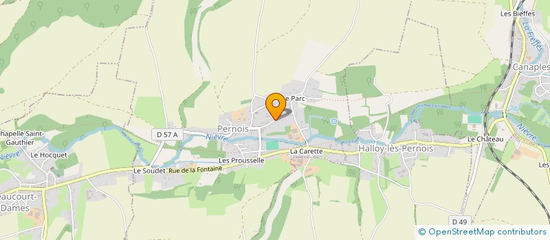 localisation de l'entreprise SCI TOULY  PERNOIS