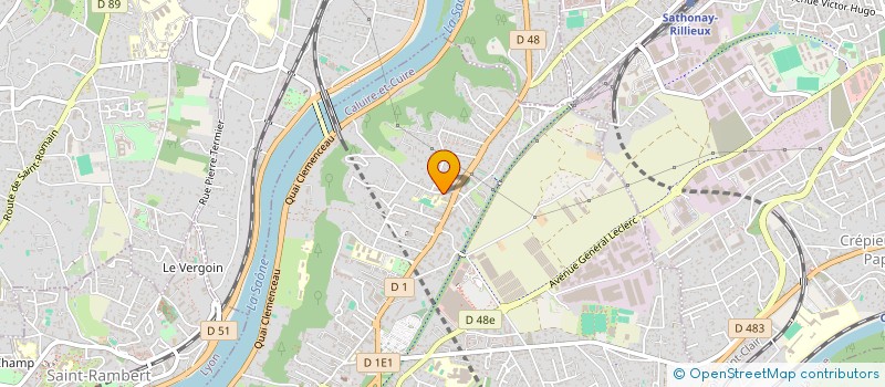 localisation de l'entreprise SCI TOULY FL  CALUIRE-ET-CUIRE