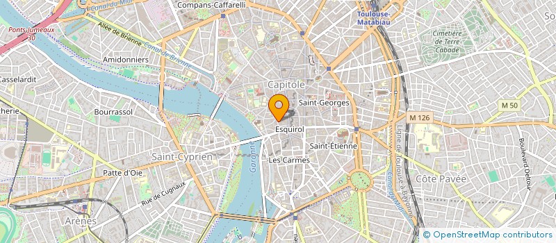 localisation de l'entreprise SCI TOULZAS à TOULOUSE