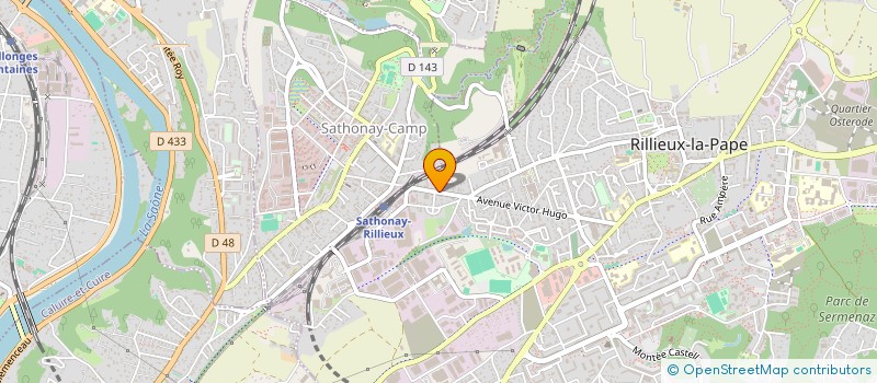 localisation de l'entreprise SCI TOUMAFAH  RILLIEUX-LA-PAPE