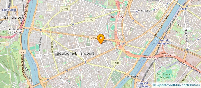 localisation de l'entreprise SCI TOUMAI BIS à BOULOGNE-BILLANCOURT