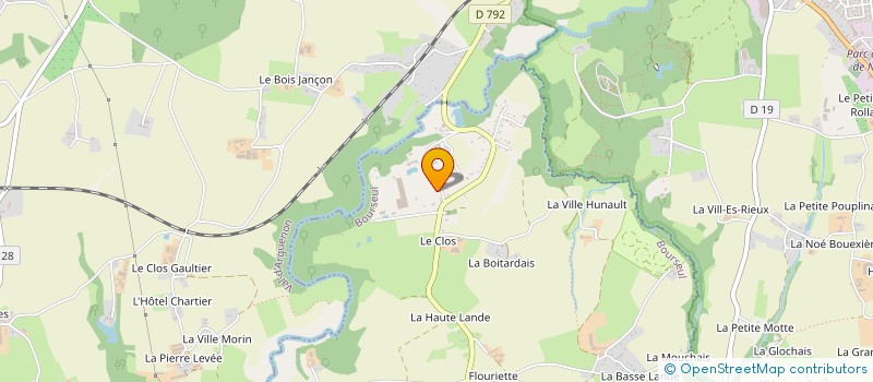 localisation de l'entreprise SCI TOUMAROCHE  BOURSEUL