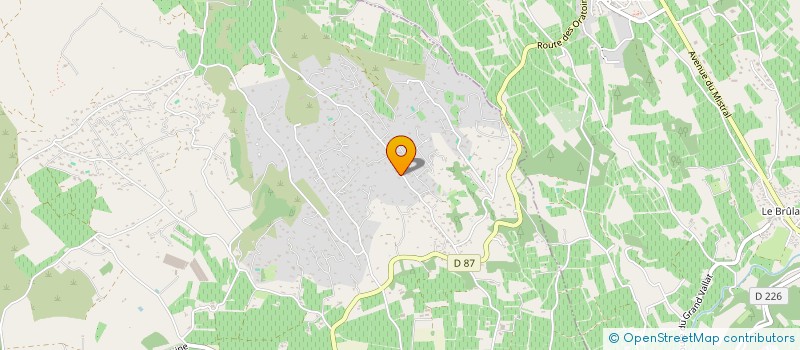 localisation de l'entreprise SCI TOUNBI à LA CADIERE D'AZUR
