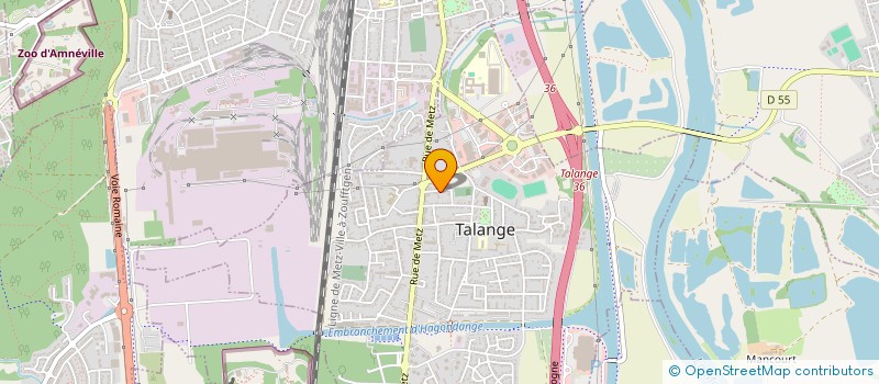 localisation de l'entreprise SCI TOUNETOINE à TALANGE