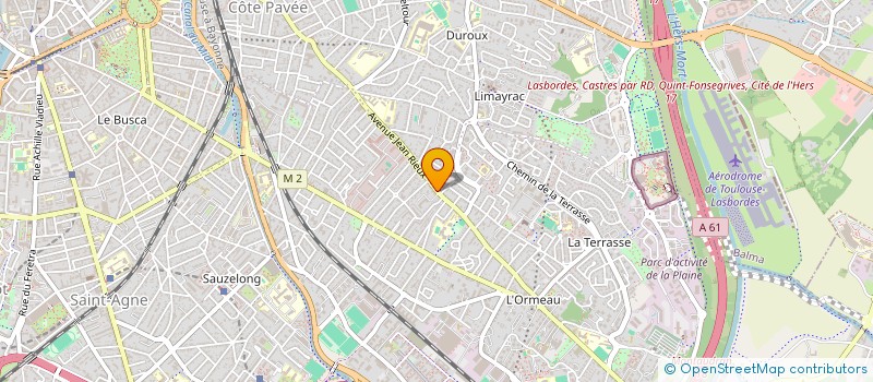 localisation de l'entreprise SCI TOUNIS  TOULOUSE
