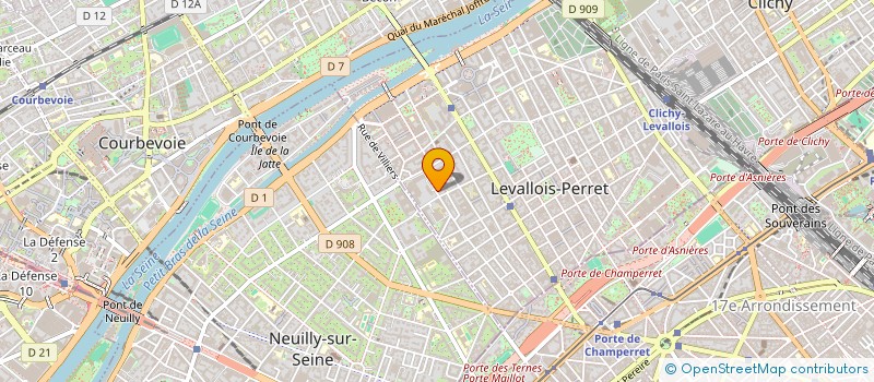 localisation de l'entreprise SCI TOUNS à LEVALLOIS-PERRET