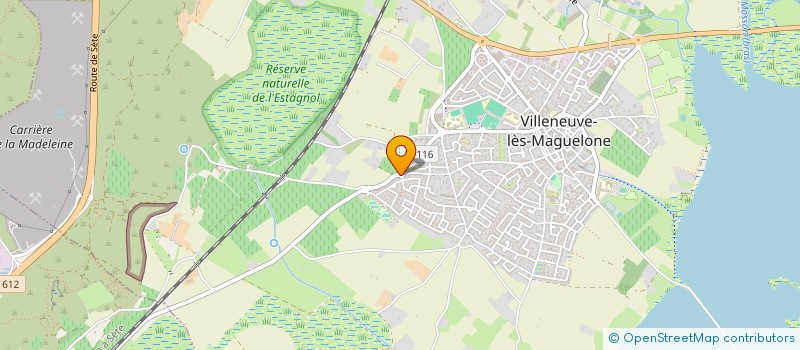 localisation de l'entreprise SCI TOUNSI TRAVAUX PUBLICS DU LARZAT  VILLENEUVE-LES-MAGUELONE