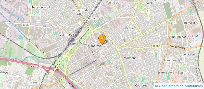 localisation de l'entreprise SCI TOUP  REIMS