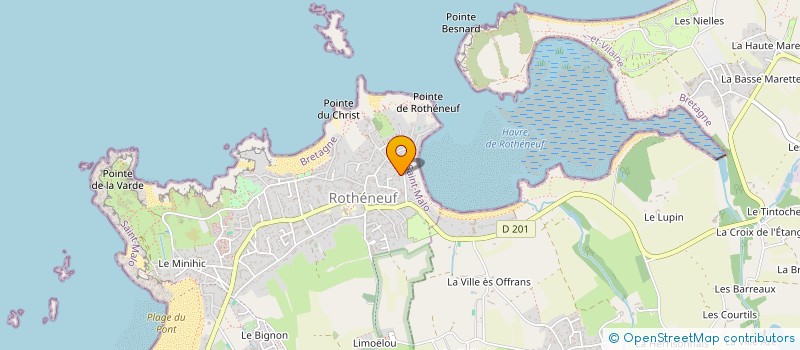 localisation de l'entreprise SCI TOUPIN  SAINT-MALO