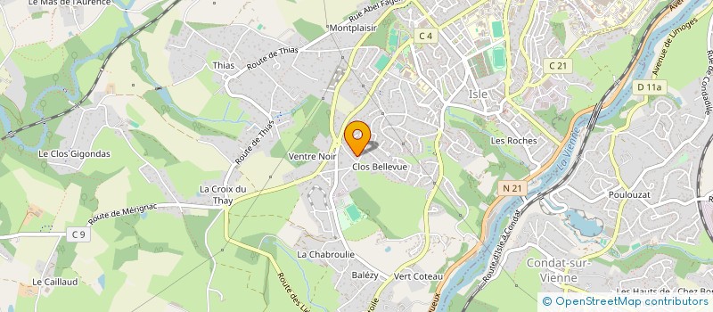 localisation de l'entreprise SCI TOUPINSTEIN à ISLE