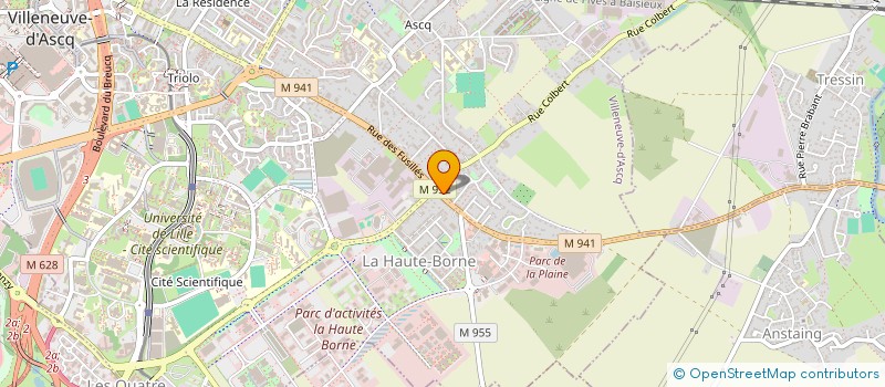 localisation de l'entreprise SCI TOUQUHILAIRE à VILLENEUVE-D'ASCQ