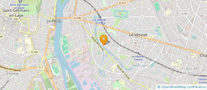 localisation de l'entreprise SCI TOUQUONY  LE VESINET