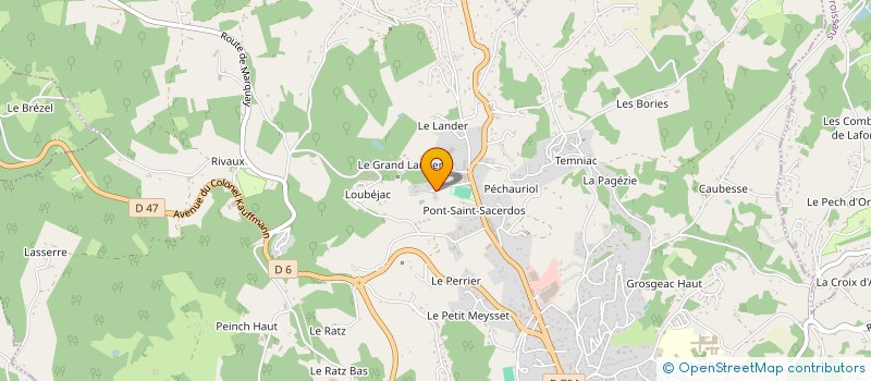 localisation de l'entreprise SCI TOUR BEL'AIR à SARLAT-LA-CANEDA