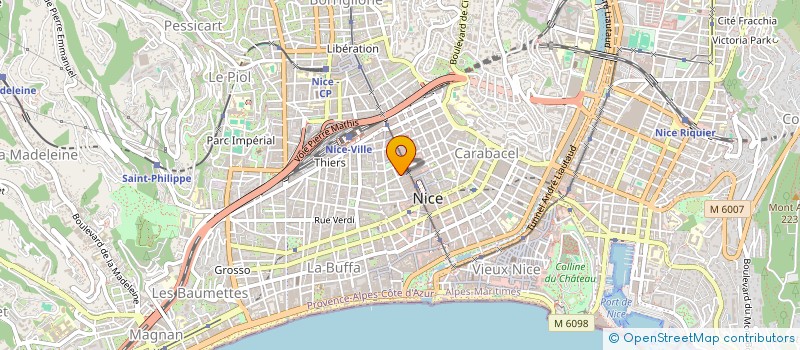 localisation de l'entreprise SCI TOUR BLANCHE  NICE