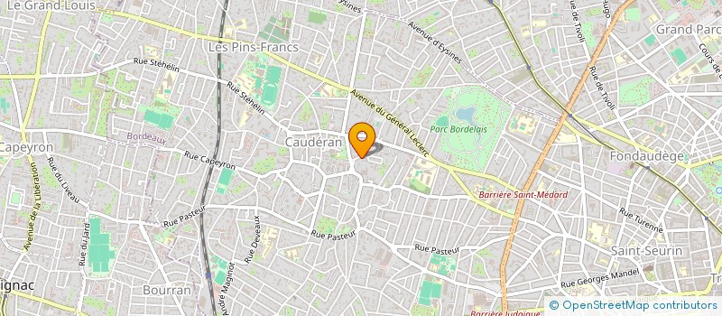 localisation de l'entreprise SCI TOUR DU CHAPELET à BORDEAUX