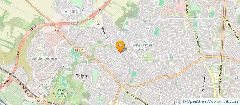 localisation de l'entreprise SCI TOUR ELITHIS HQ 7  TALANT