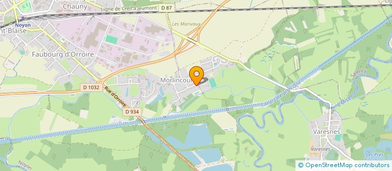 localisation de l'entreprise SCI TOUR EVASION  MORLINCOURT