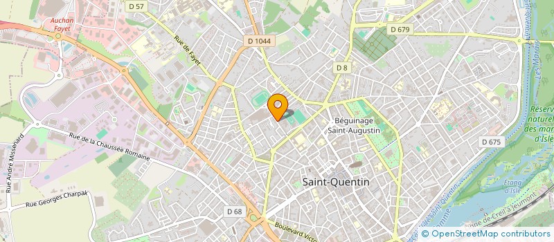 localisation de l'entreprise SCI TOUR Y VAL II à SAINT-QUENTIN