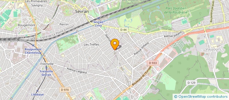 localisation de l'entreprise SCI TOURAINE à SEVRAN