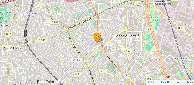 localisation de l'entreprise SCI TOURAINE à ASNIERES-SUR-SEINE