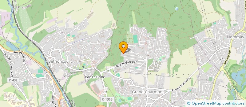 localisation de l'entreprise SCI TOURAINE  GRAND-CHARMONT