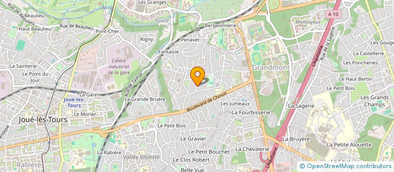 localisation de l'entreprise SCI TOURAINE ET FILS à JOUE-LES-TOURS