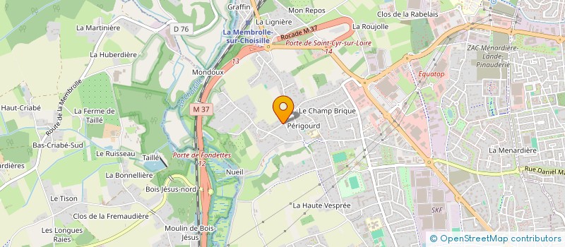 localisation de l'entreprise SCI TOURAINE EVOLUTION  SAINT-CYR-SUR-LOIRE