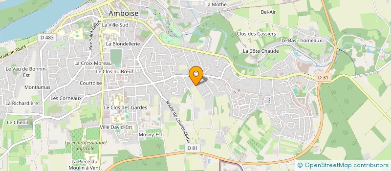 localisation de l'entreprise SCI TOURAINE LOCATION  AMBOISE