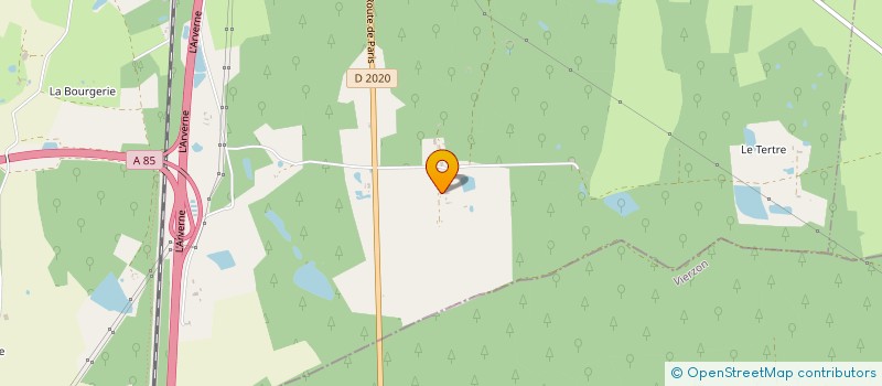 localisation de l'entreprise SCI TOURAINE SOLOGNE  THEILLAY