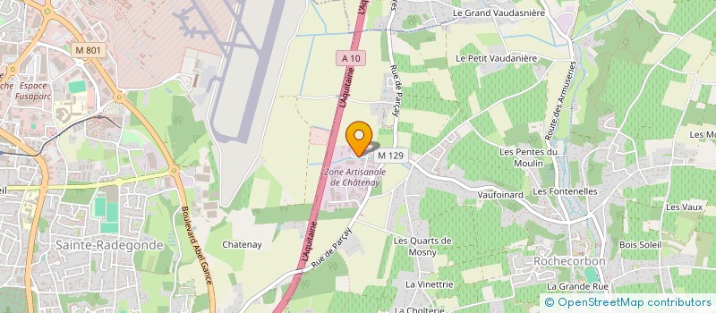 localisation de l'entreprise SCI TOURAINEVET à ROCHECORBON