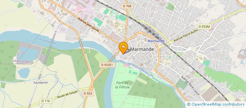 localisation de l'entreprise SCI TOURATTE  MARMANDE