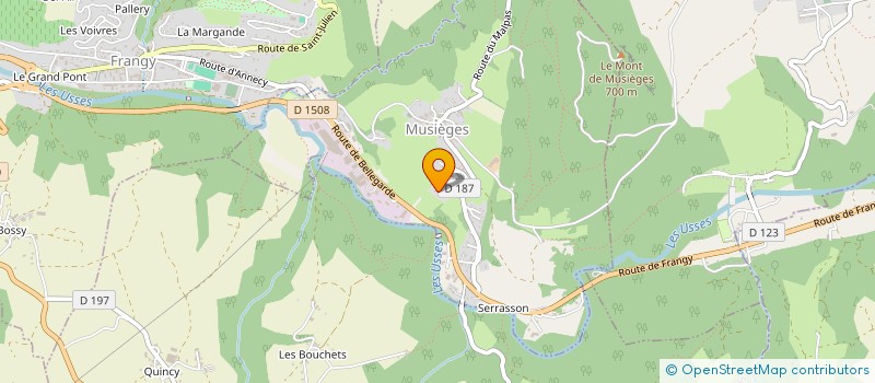 localisation de l'entreprise SCI TOURBIERES  MUSIEGES