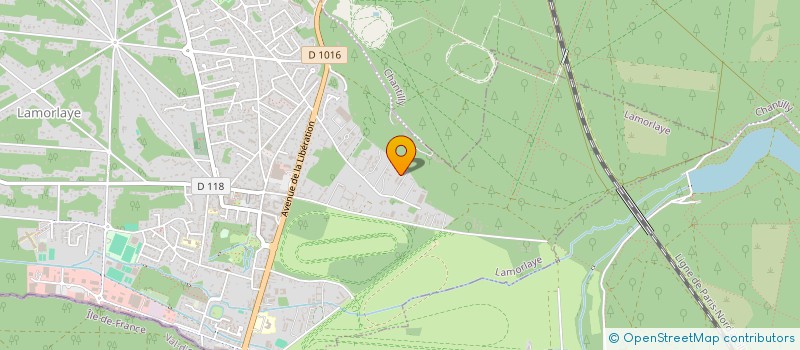 localisation de l'entreprise SCI TOURBILLON  LAMORLAYE