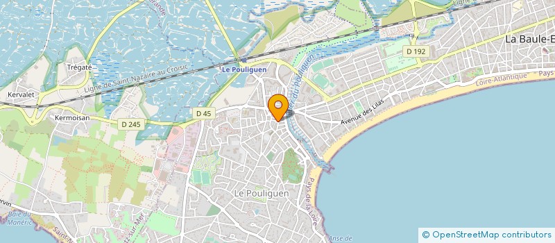 localisation de l'entreprise SCI TOURCHAN  LE POULIGUEN