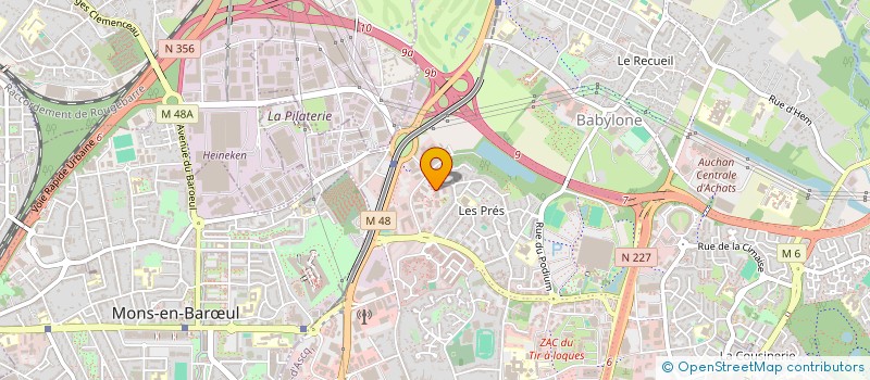 localisation de l'entreprise SCI TOURCOING GALERIES II  LEZENNES