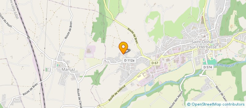 localisation de l'entreprise SCI TOURET  SAINT-DONAT-SUR-L'HERBASSE