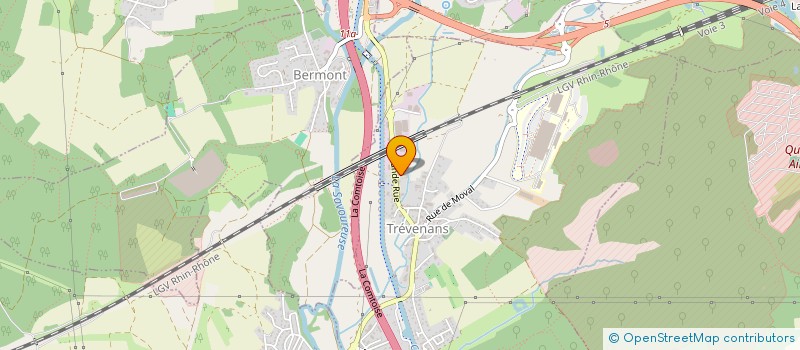 localisation de l'entreprise SCI TOURFERAL  TREVENANS