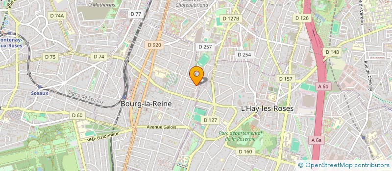 localisation de l'entreprise SCI TOURGEVILLE 1135 à BOURG-LA-REINE