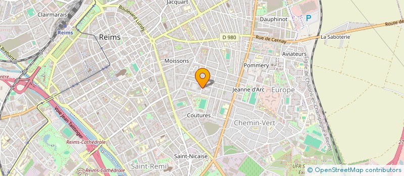 localisation de l'entreprise SCI TOURGEVILLE BIREMBAUT  REIMS