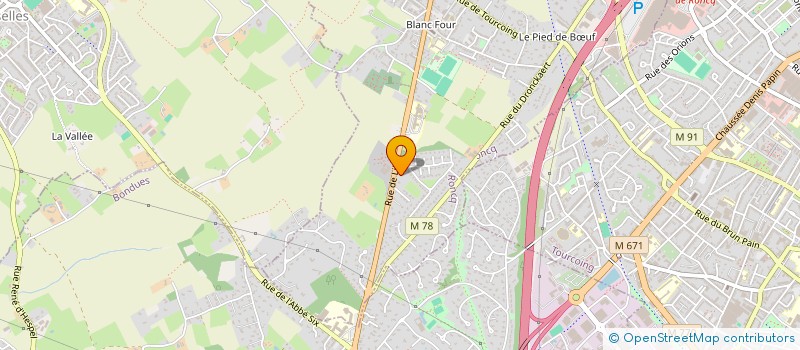 localisation de l'entreprise SCI TOURIMCO à RONCQ