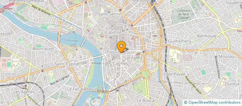 localisation de l'entreprise SCI TOURINVEST à TOULOUSE