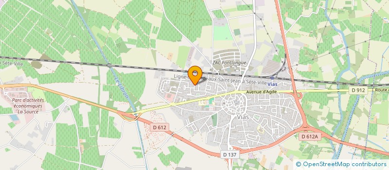 localisation de l'entreprise SCI TOURISIMMO  VIAS