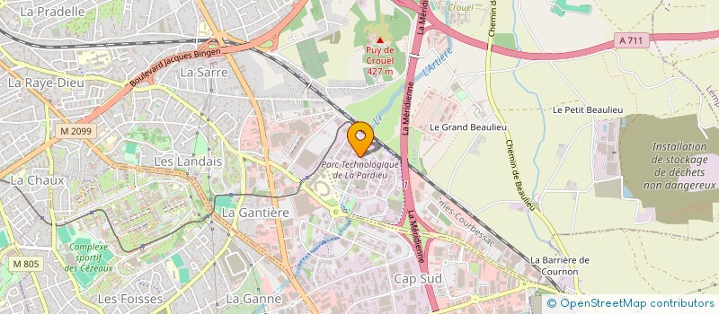 localisation de l'entreprise SCI TOURISME AUVERGNE  CLERMONT-FERRAND