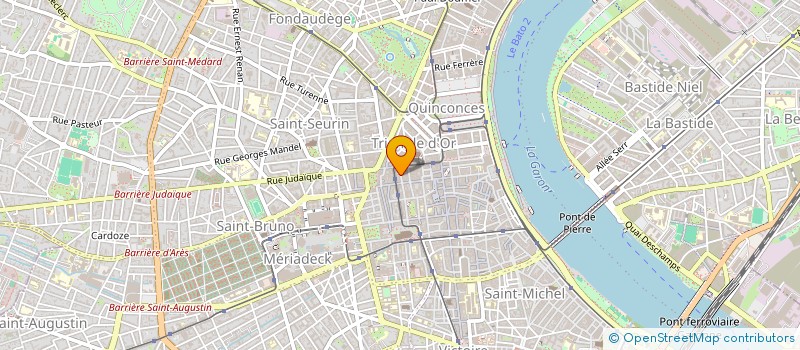 localisation de l'entreprise SCI TOURITO  BORDEAUX