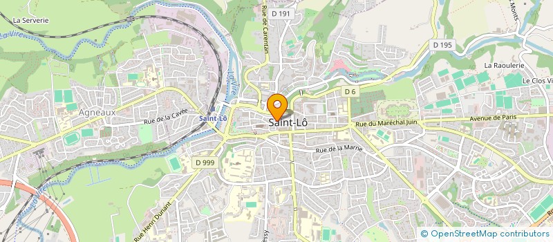 localisation de l'entreprise SCI TOURLAVIN  SAINT-LO