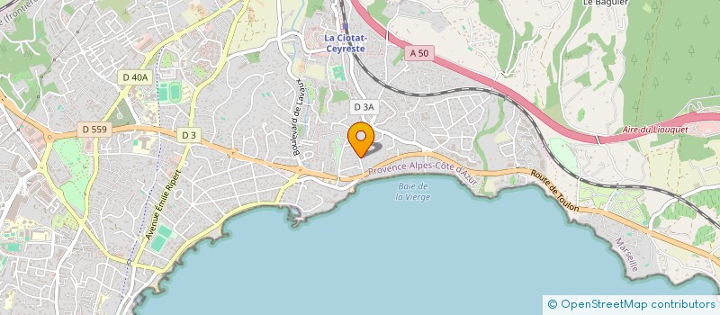 localisation de l'entreprise SCI TOURMADOU  LA CIOTAT