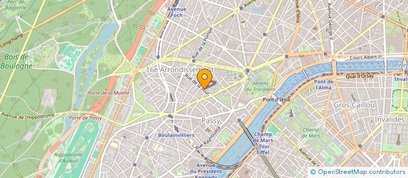 localisation de l'entreprise SCI TOURMED à PARIS