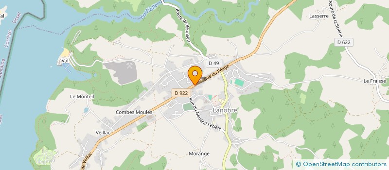 localisation de l'entreprise SCI TOURNADRE à LANOBRE