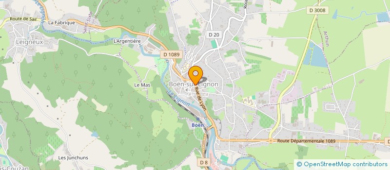 localisation de l'entreprise SCI TOURNEBIZE  BOEN-SUR-LIGNON