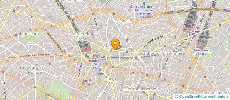 localisation de l'entreprise SCI TOURNEFORT LA RANGEE  PARIS